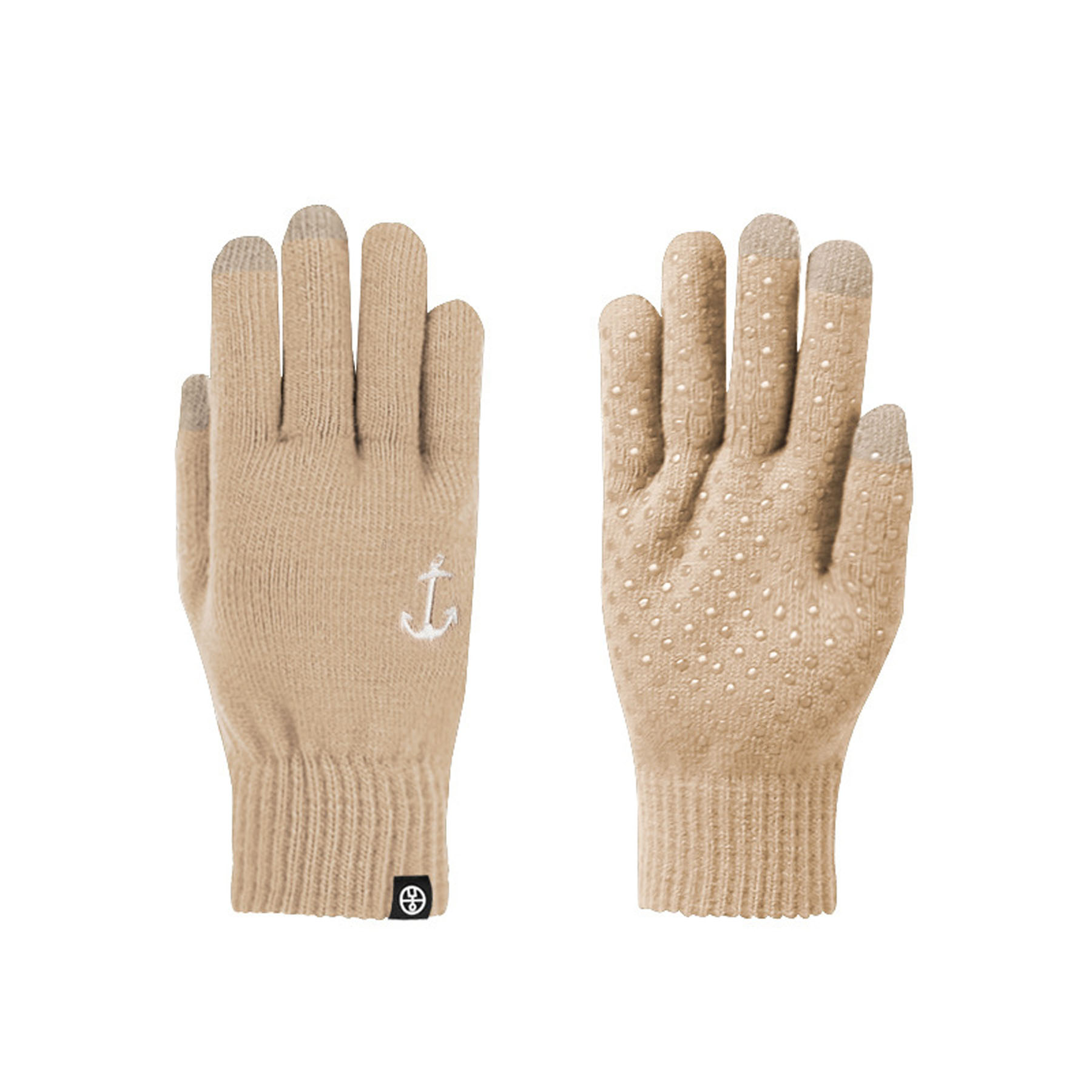 Anti-Slip Embroidered Knit Gloves 3