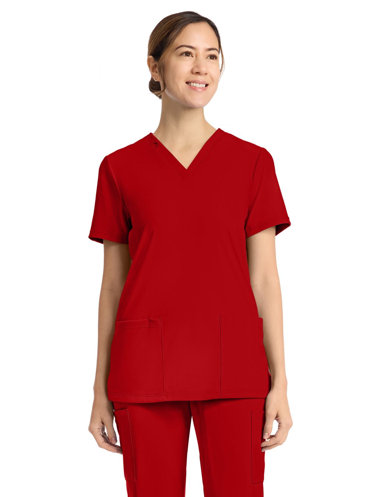 Cherokee - Cherokee Achieve - Women's 2-Pocket V-Neck Top 41