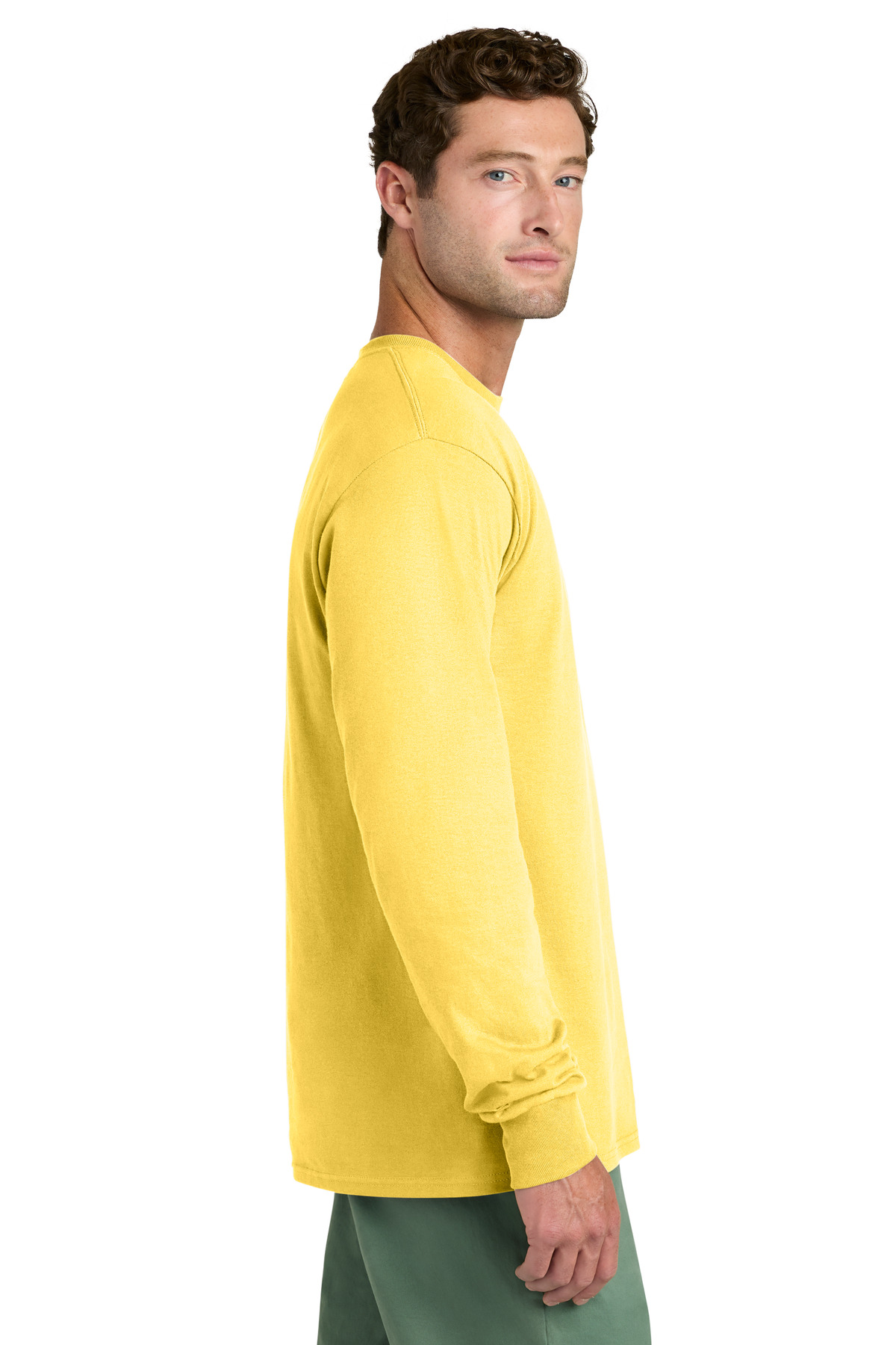 Port & Co Long Sleeve Core Cotton Tee. PC54LS 178