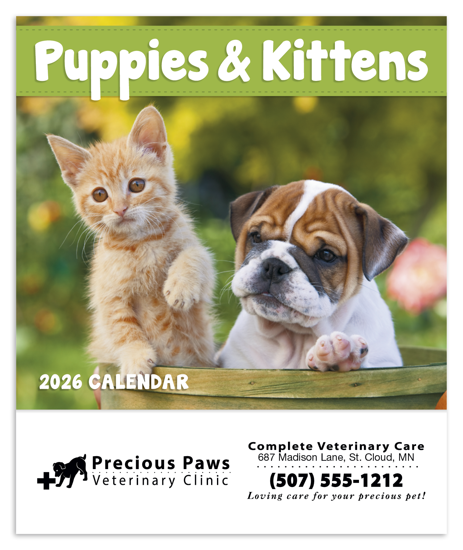 Good Value™ Puppies & Kittens - Mini Calendar 33