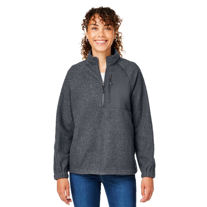 North End Ladies' Aura Sweater Fleece Quarter-Zip 17