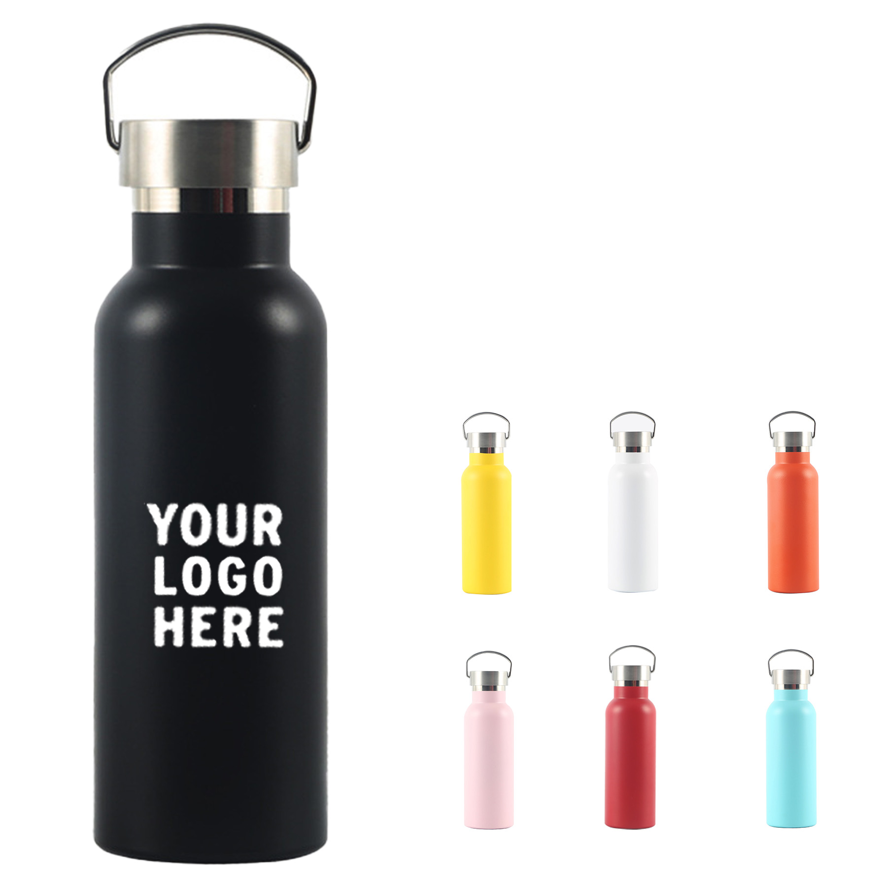17 OZ Stainless Steel Water Bottle, custom water bottle with logo imprint 1