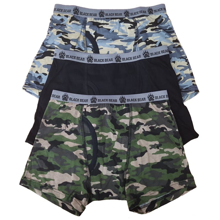 Boys' Knit Boxer Briefs - Medium 3 Colors 3 Pack 2