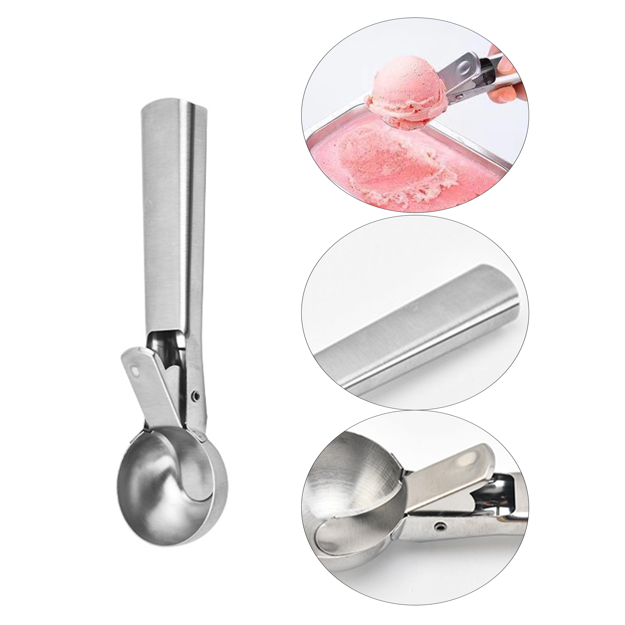 Stainless Steel Ice Cream Scoop 5