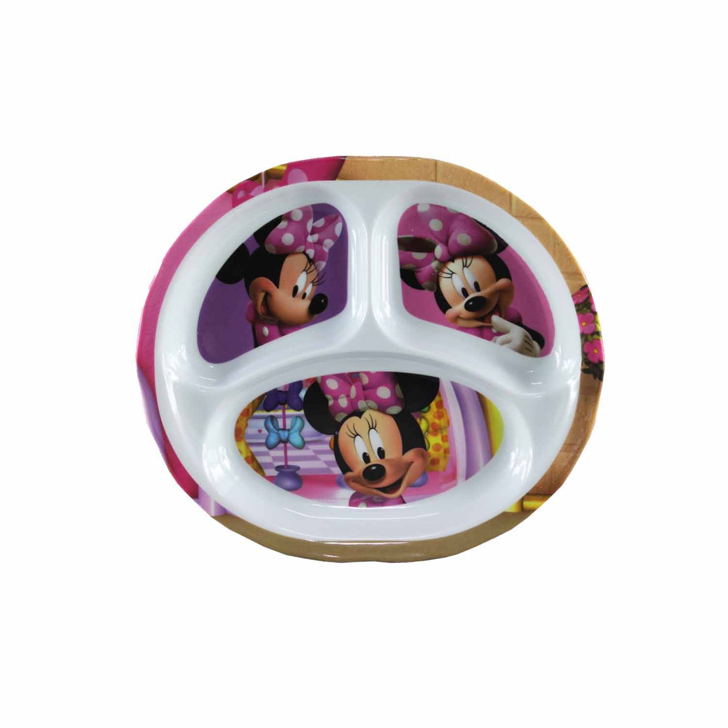 Melamine cutlery four-compartment snack fruit bowl 3