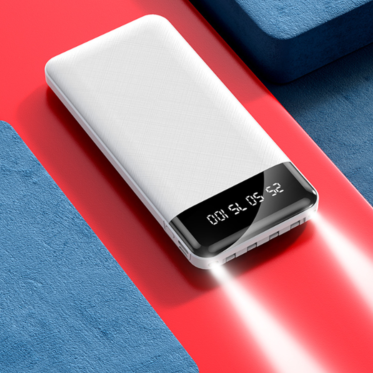 Portable Power Bank with Digital LED Display Dual USB Output 3