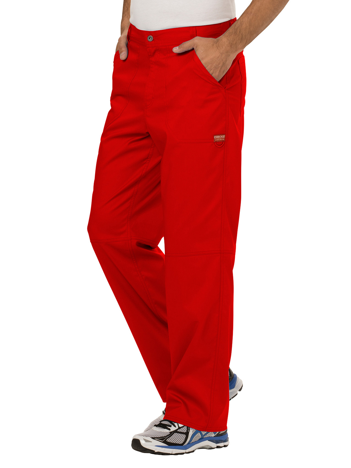 Cherokee - Workwear Revolution - Men's 7-Pocket Fly Drawstring Front Pant 7
