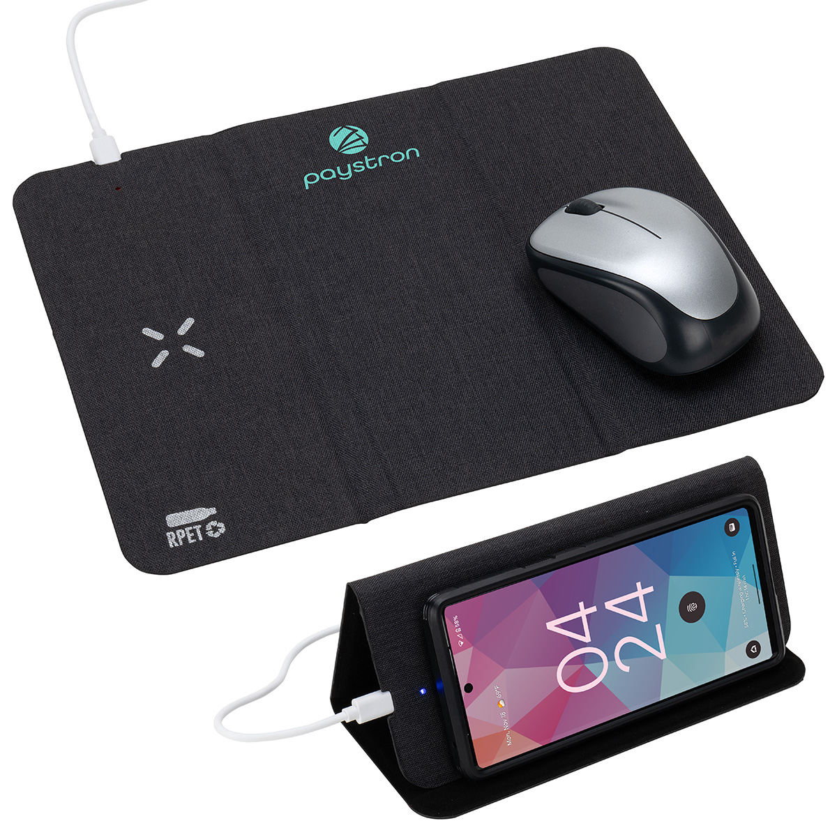 Acadia RPET Mouse Pad with 15W Wireless Charger 5