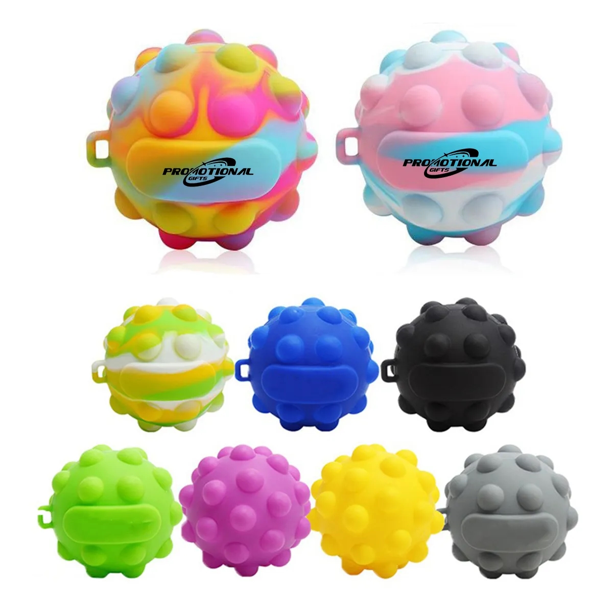 Custom Stress Reliever Popper Ball 2