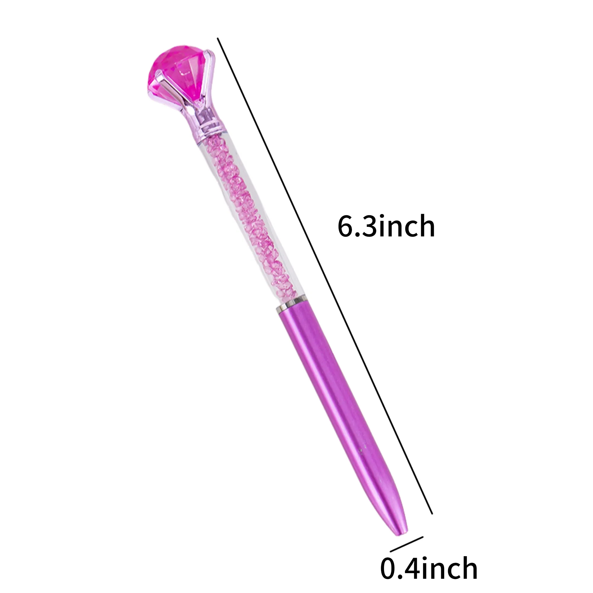 Customized Diamond Retractable Ballpoint Pen 5