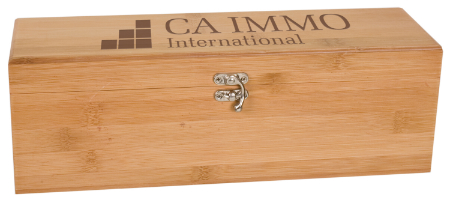 Bamboo Single Wine Box with Tools 3