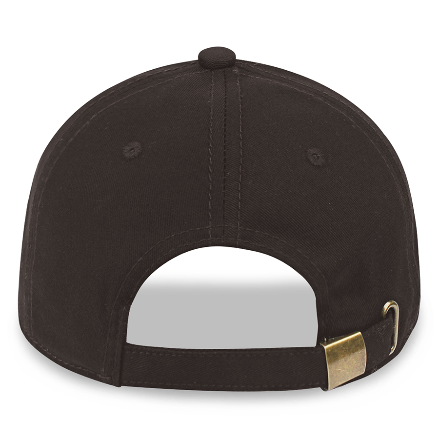 Stock Solid Color Cotton 6-Panel Baseball Cap w/ Metal Tuck 26