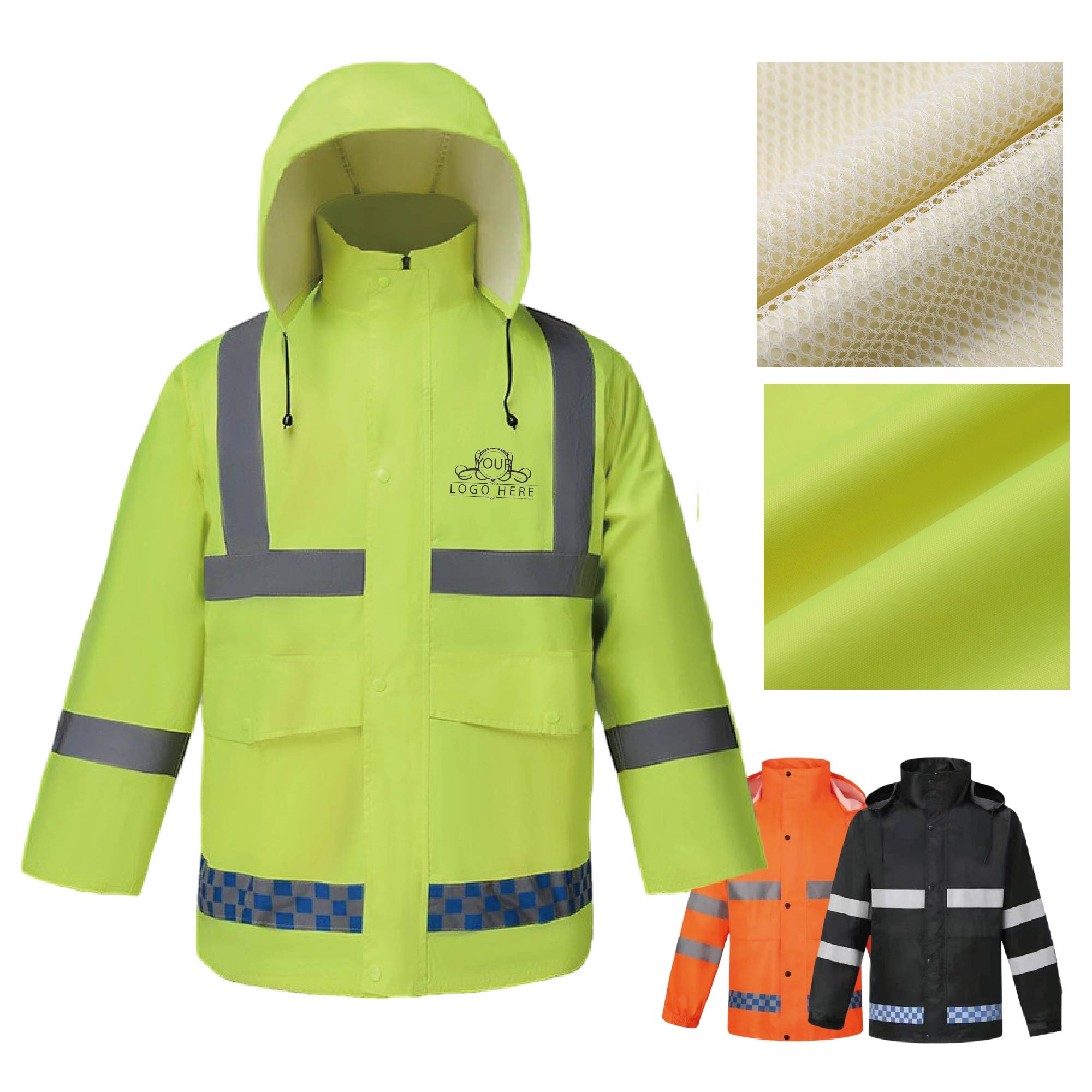 High Visibility Waterproof Store Jacket 2