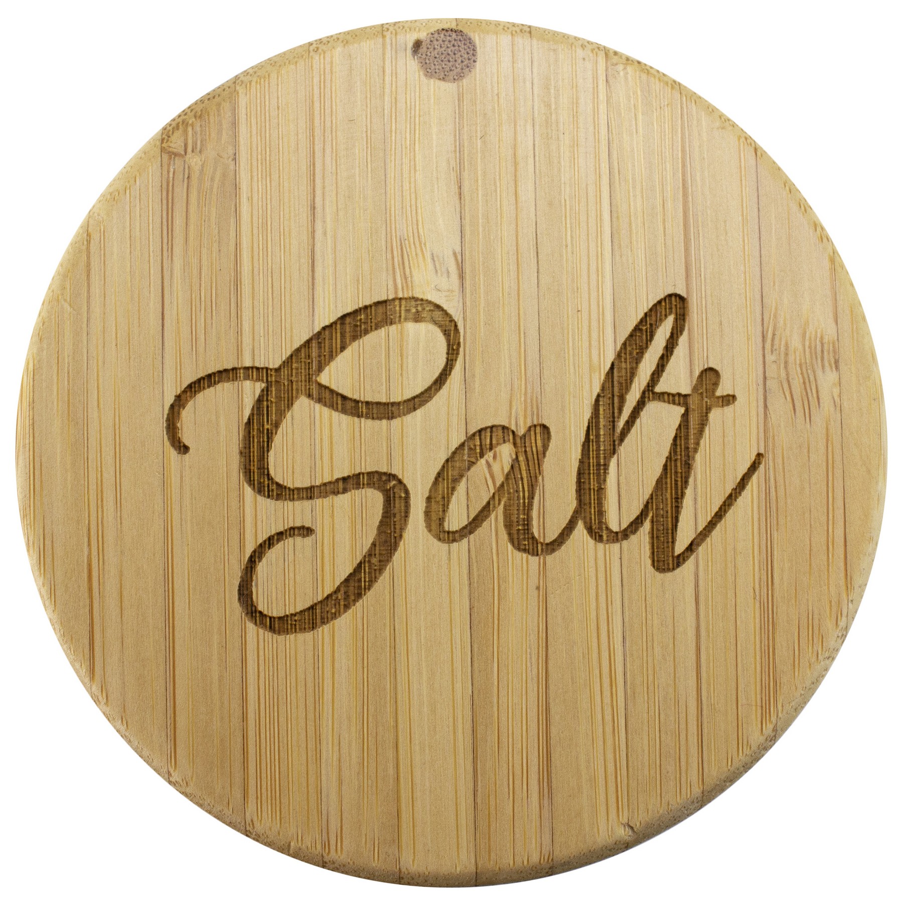 Round Bamboo Salt Box 3