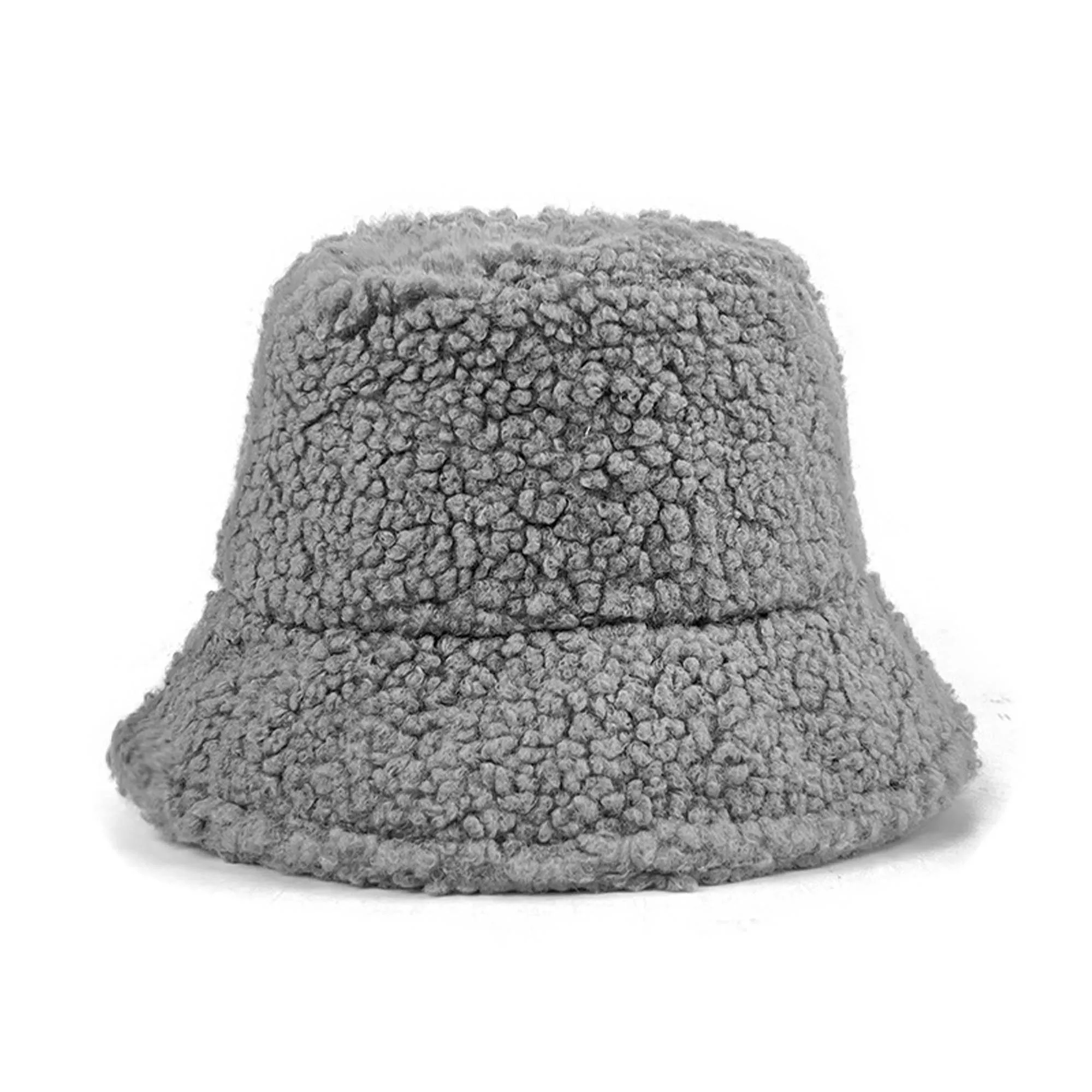 Winter Lamb Wool Warmth Bucket Hat 4