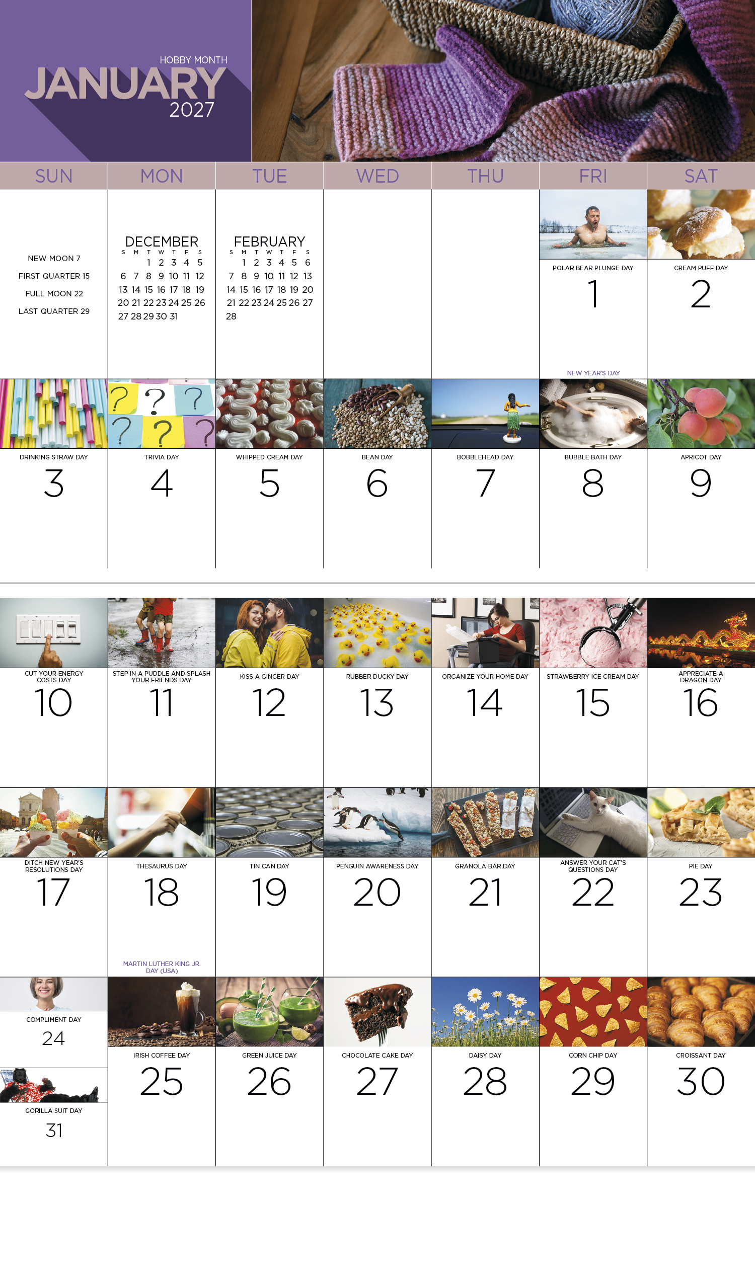 Good Value™ National Day - Stapled Calendar 46