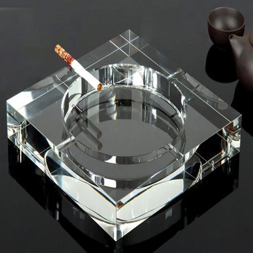Customized Square Crystal Ashtray 1