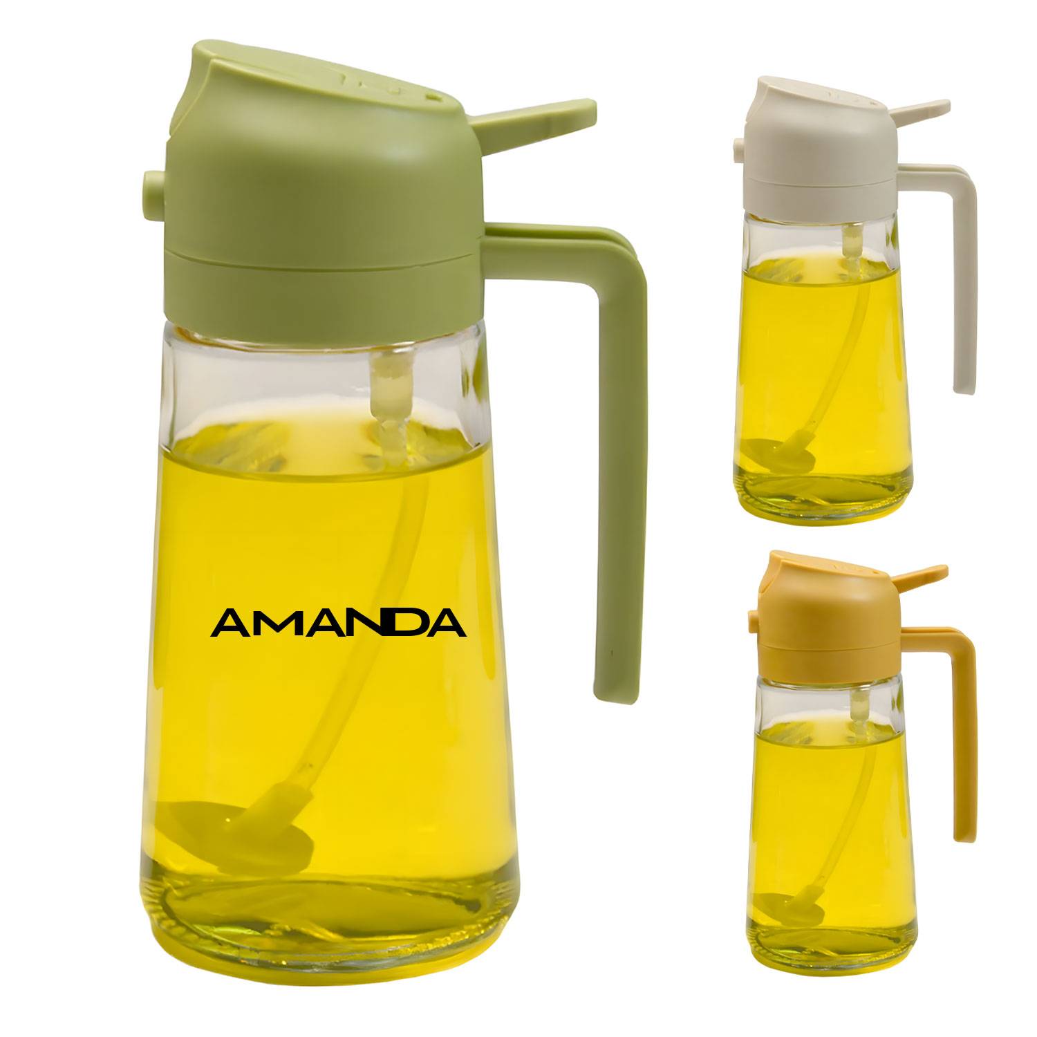 16oz Olive Oil Dispenser Dual-Purpose Camping BBQ Bottle 1