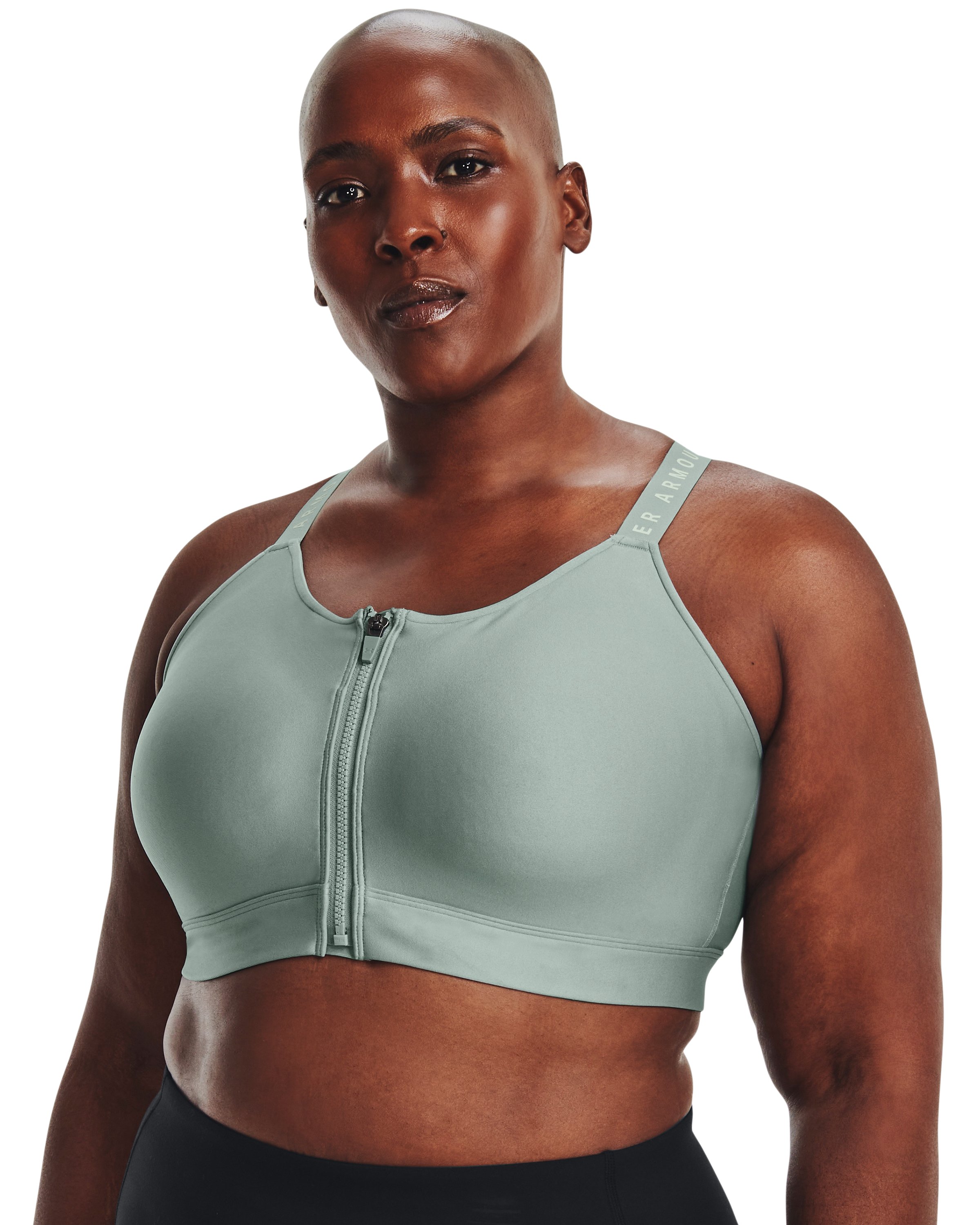 Women's UA Infinity High Zip Sports Bra 4