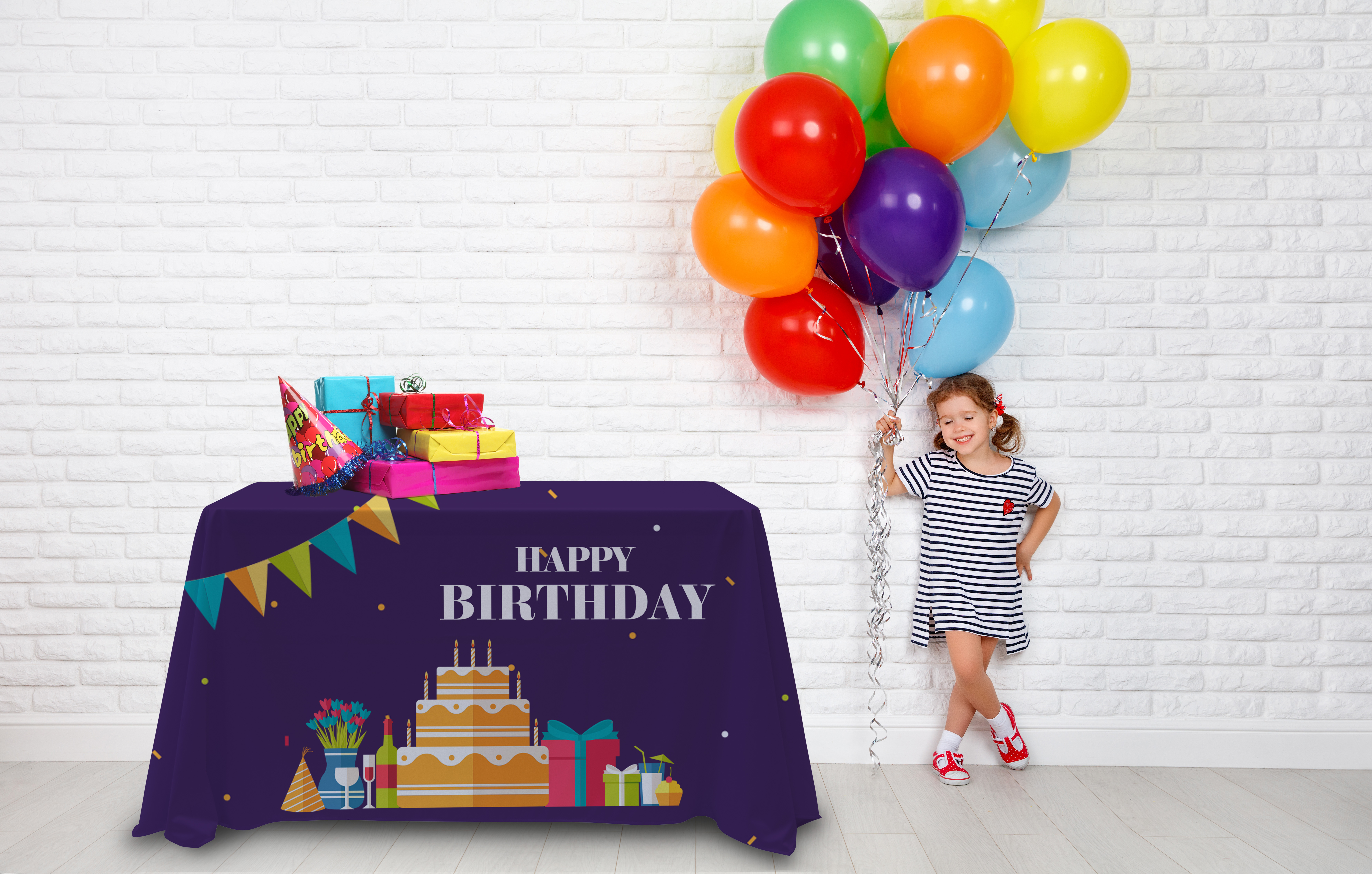 4' Deluxe 4-Sided Throw 3