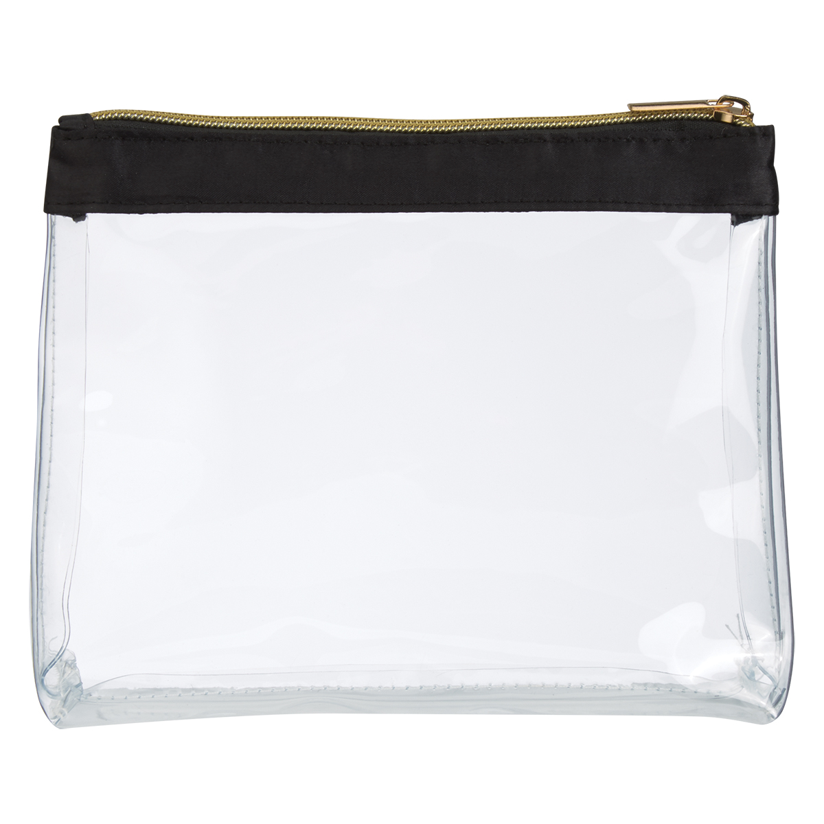 Sadie Satin Clear Cosmetic Bag 5