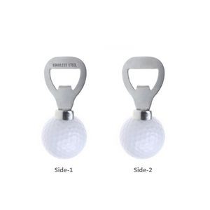 Charming Golf Ball Shaped Beer Bottle Opener Stainless Steel 14