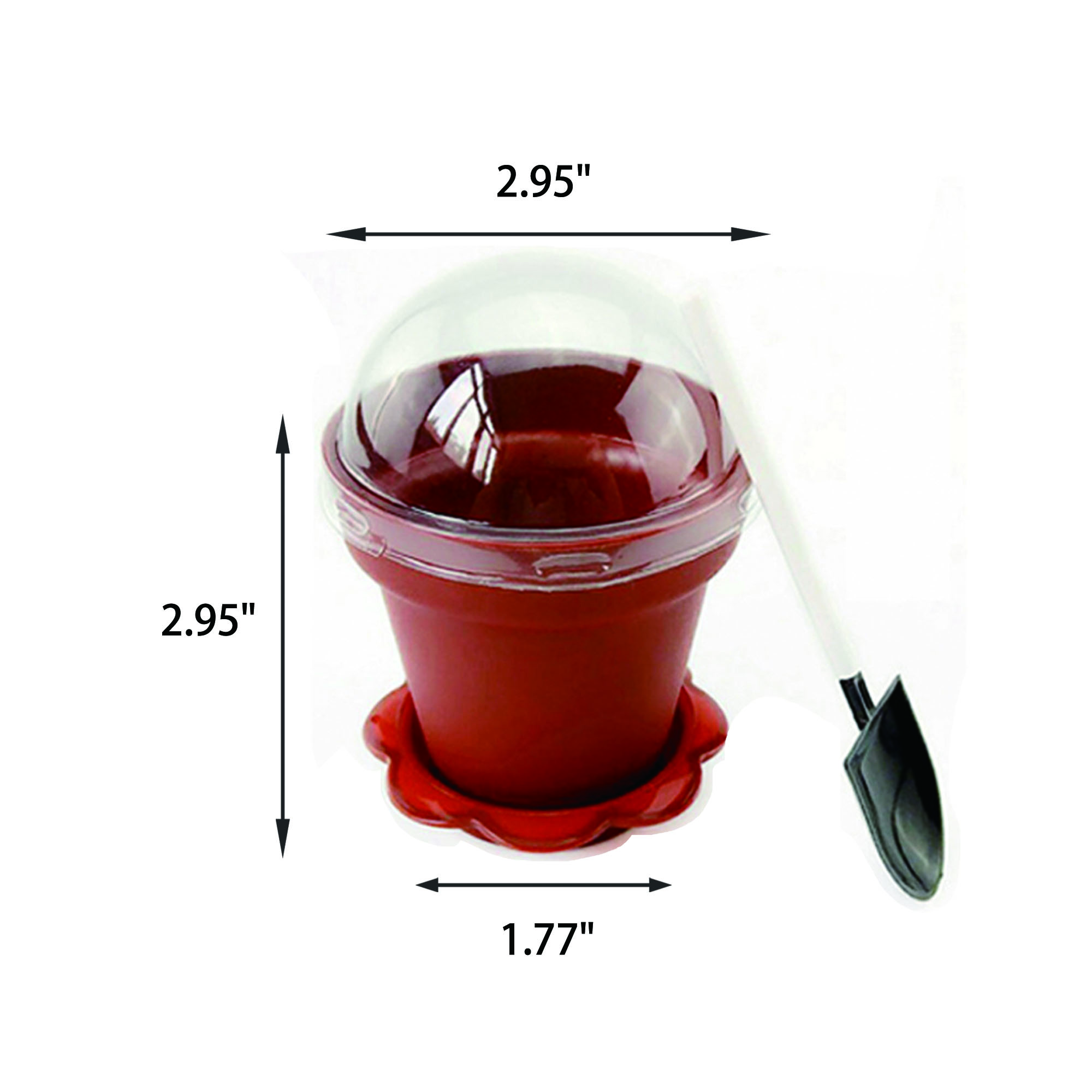 6 OZ Disposable Cake Cups 1