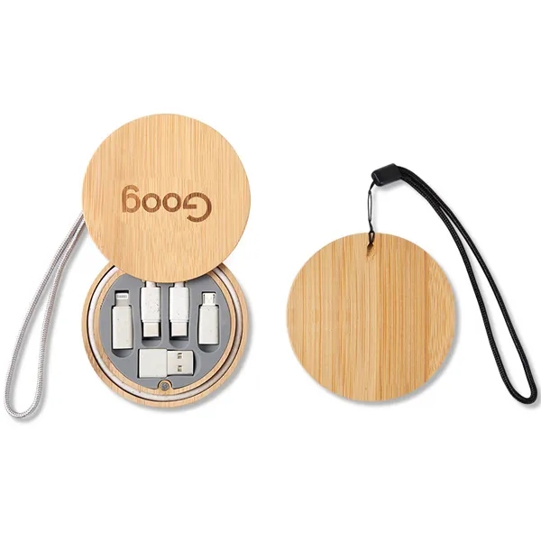 BAMBOO WOOD 60W DATA CABLE SET 5