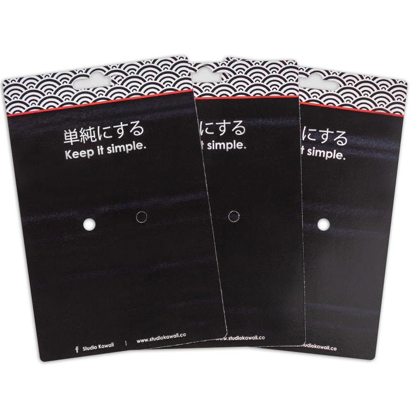 3" Square X 1 Button Packs 6