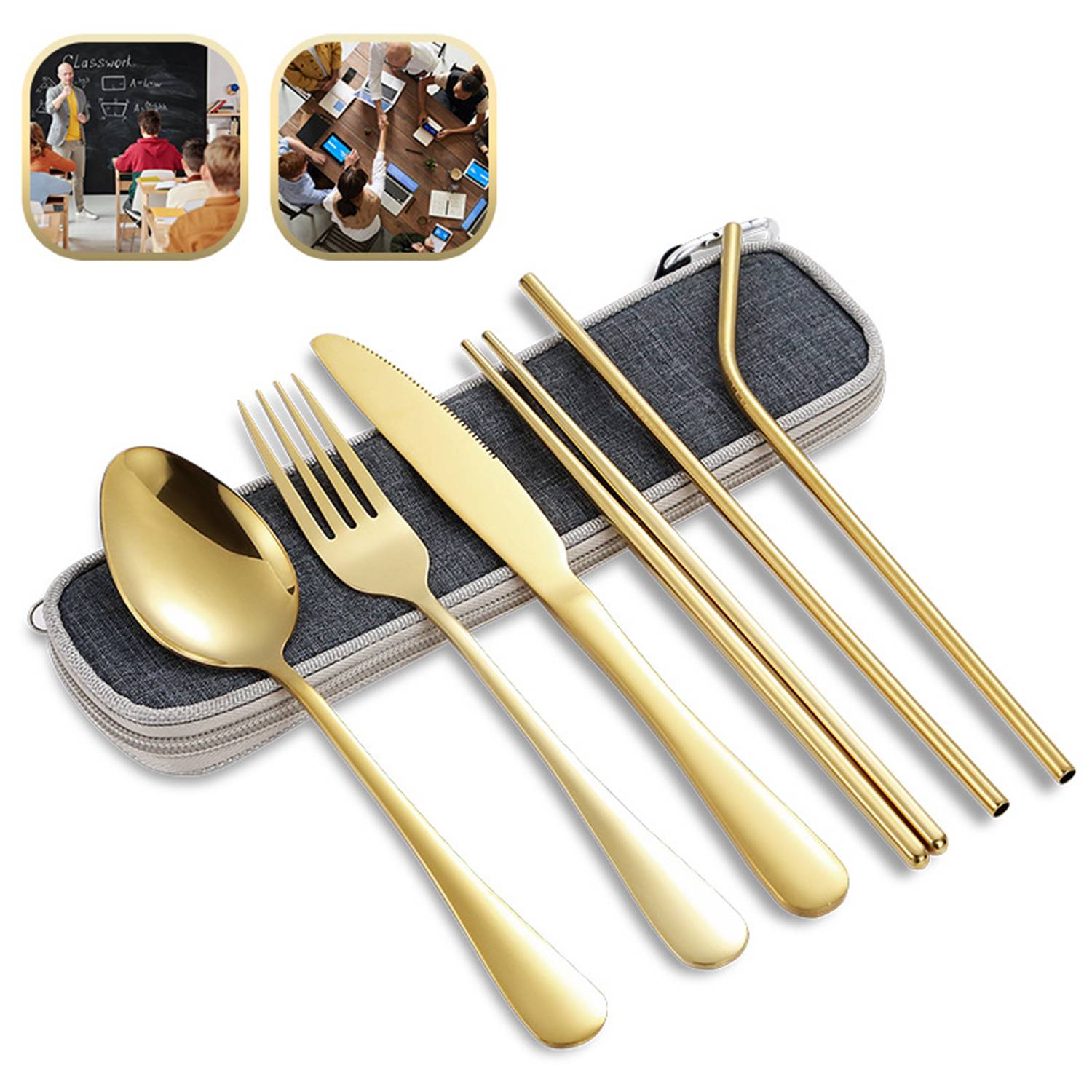 Portable Utensil With Pouch 2