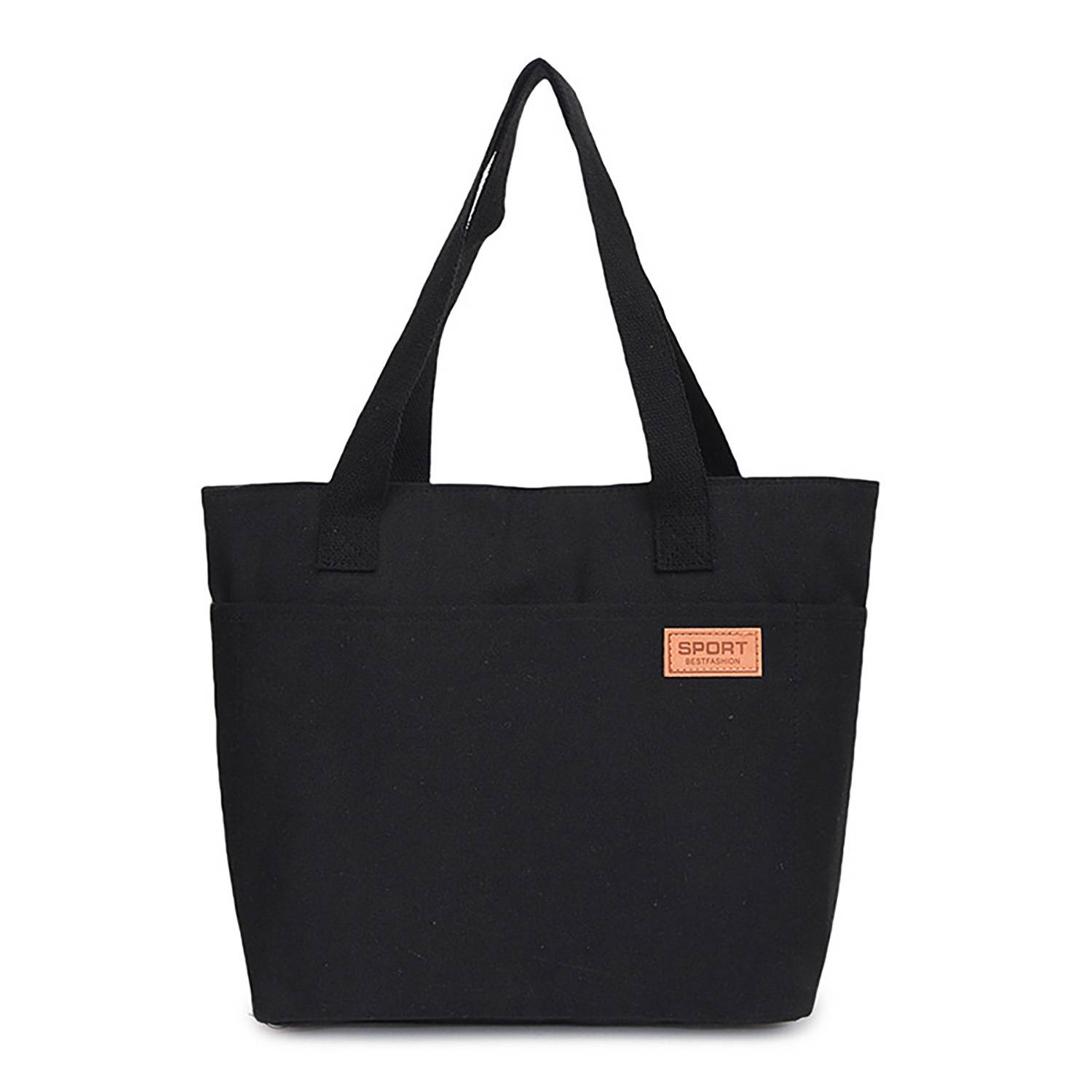 Large Capacity Canvas Tote Bag, custom tote bag with logo imprint 4