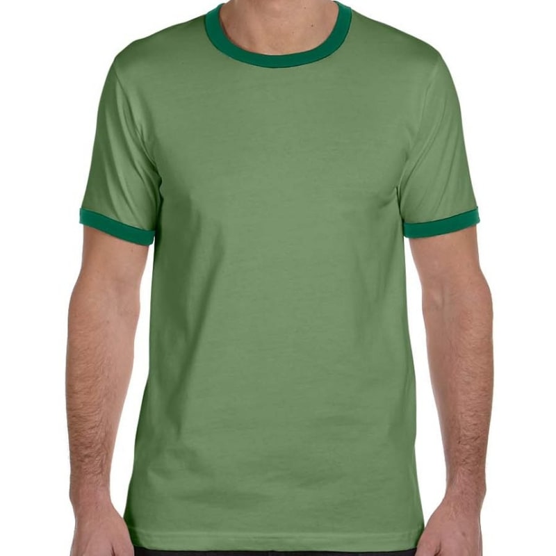 Bella Mens Jersey Short-Sleeve Ringer T-Shirt 7