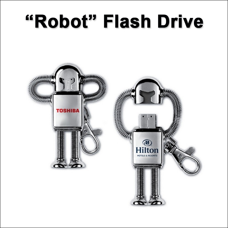 Robot Flash Drive / USB - 4 GB Memory