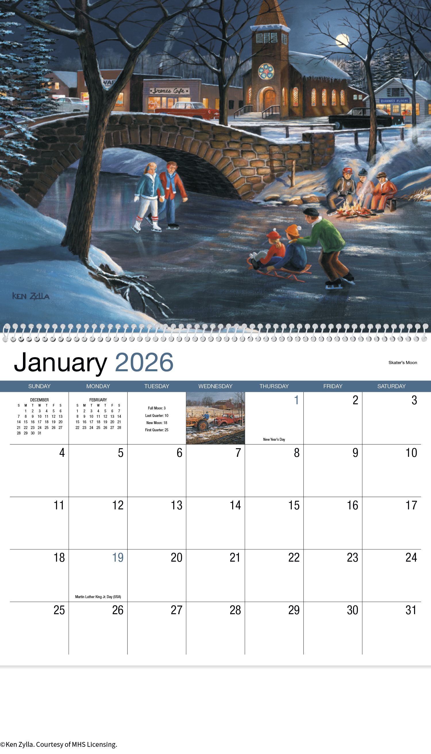 HotLine® Products America Remembered Appointment Calendar - Spiral 5