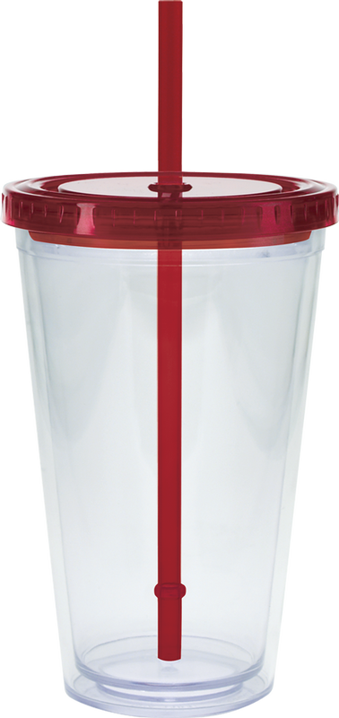20 oz. Large Carnival Cup - Color Lid and Straw 23