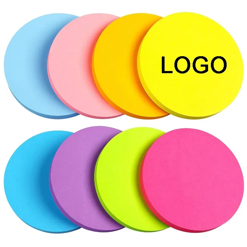 Circle Shaped Sticky Note Pads 2