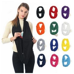 Scarf With Pocket 3