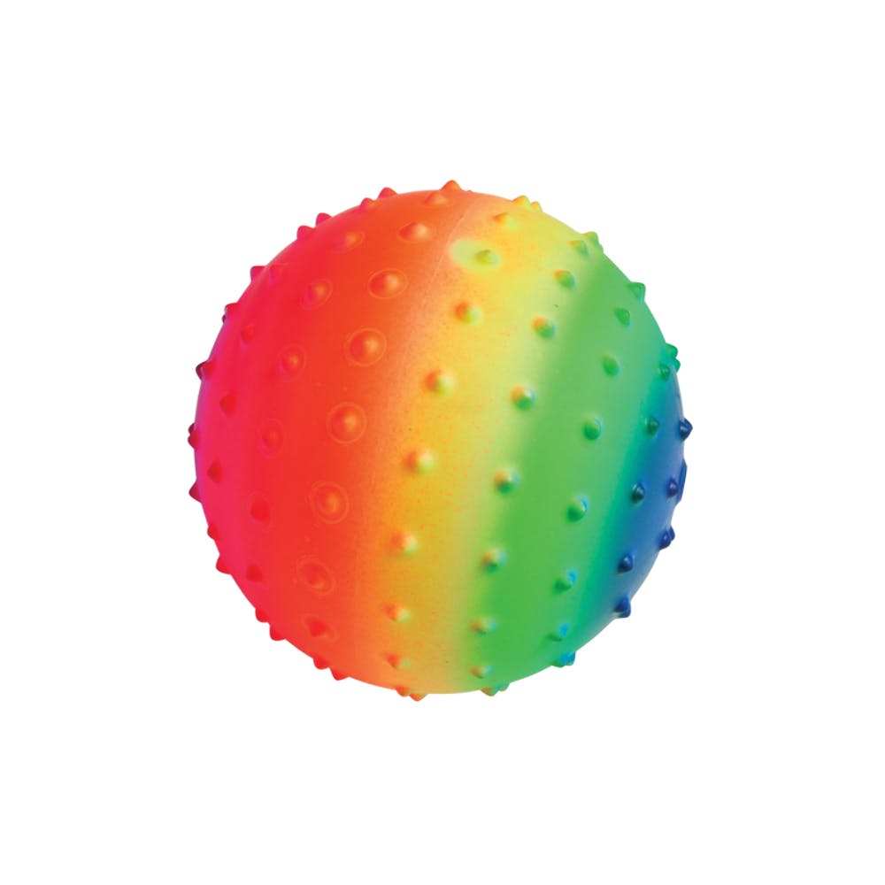 Rainbow Knobby Balls 5" 2