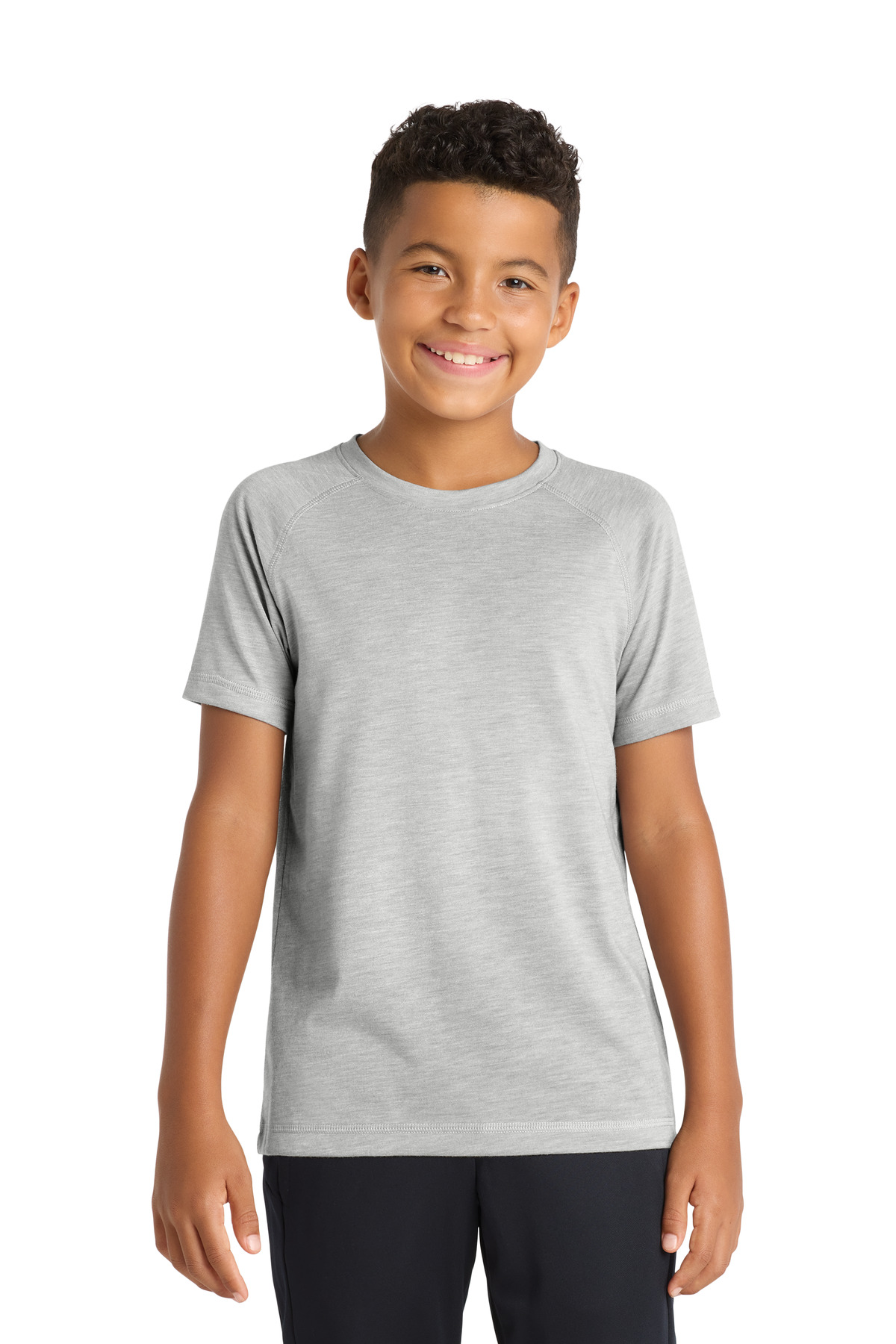 Sport-Tek Youth PosiCharge Tri-Blend Wicking Raglan Tee. YST400 15