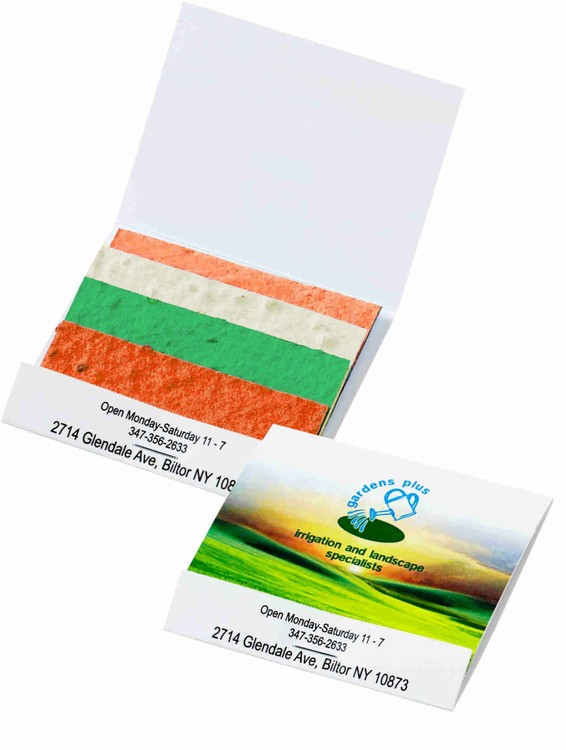 Seed Paper Matchbook Color Stack w/Wildflower Seeds