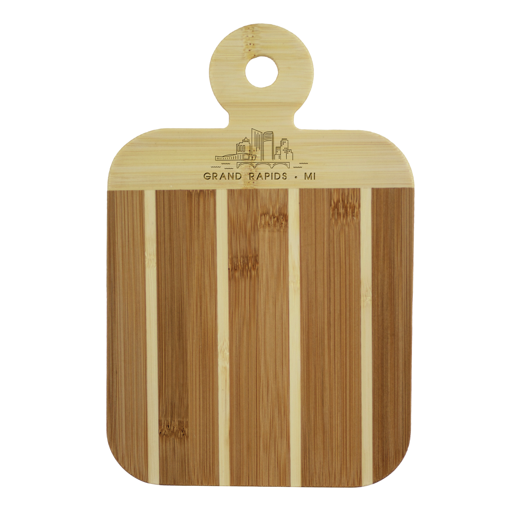 Striped Paddle City Skyline Board - Grand Rapids 2