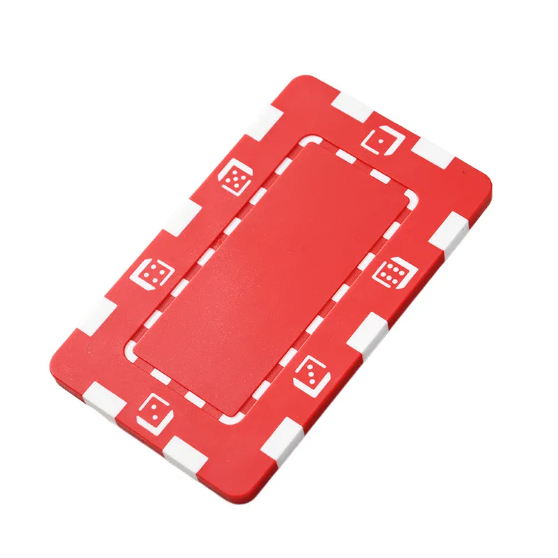 Rectangular Poker Chip 1.77x2.95 Inch Durable ABS Design 13