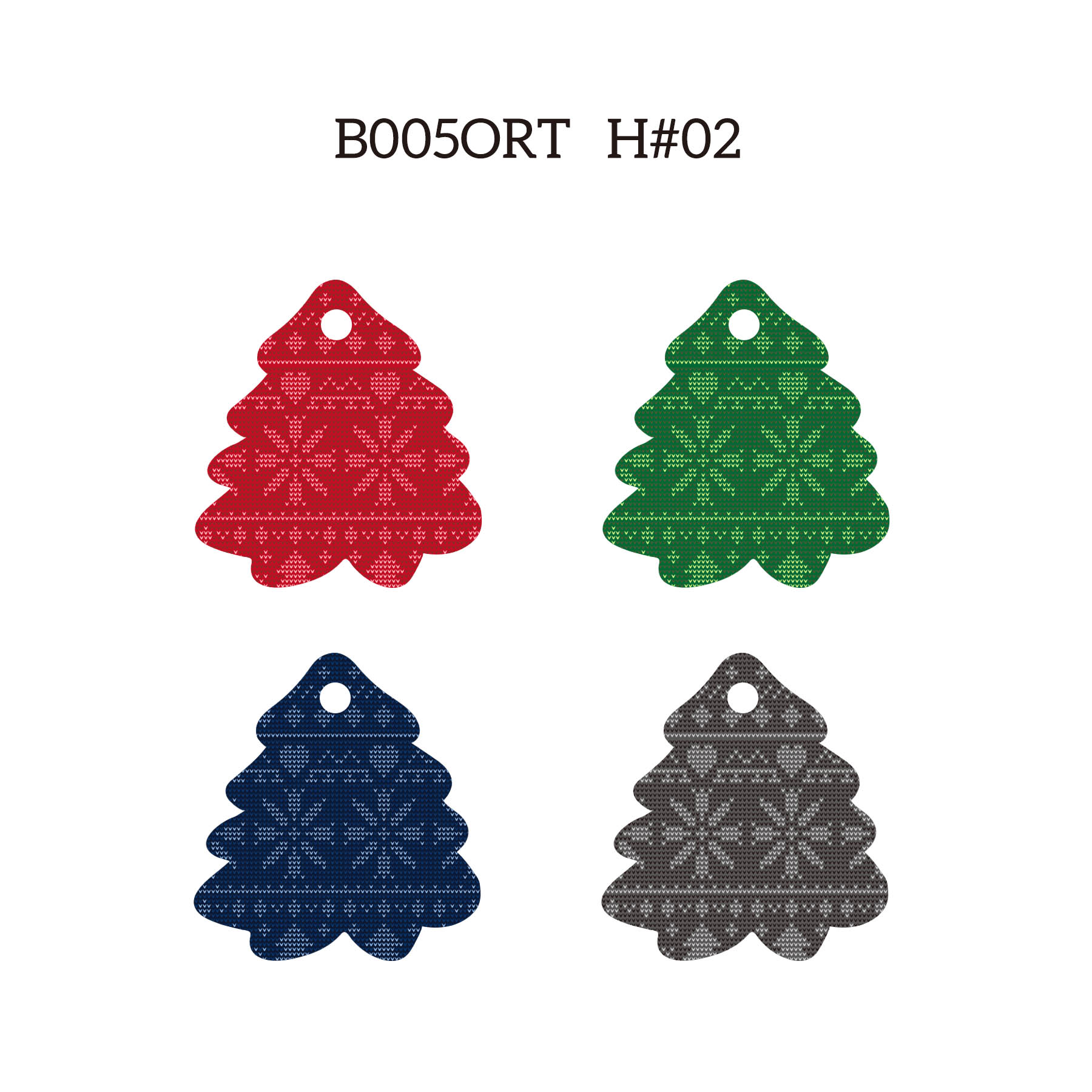 3" Full Color Christmas Ornament - Tree 4