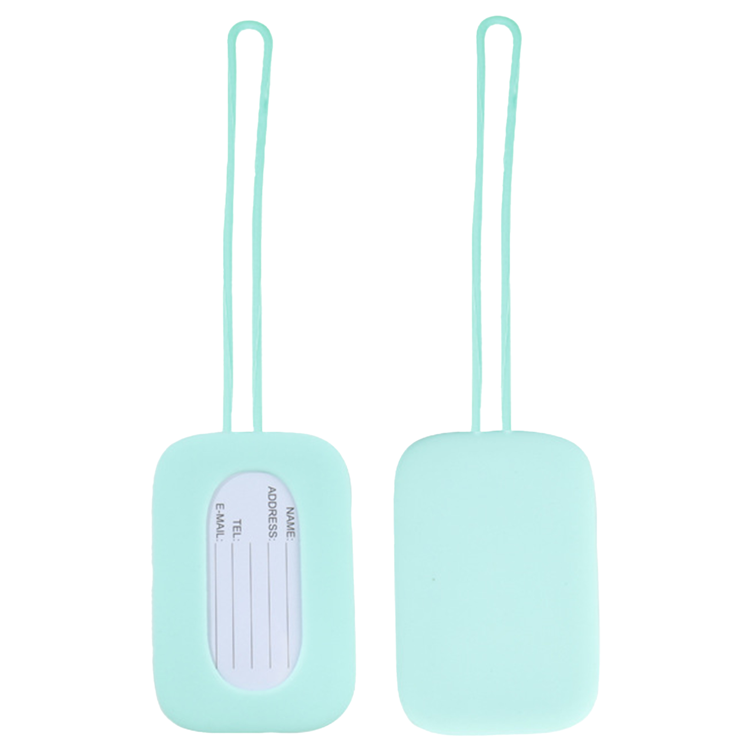 Silicone Airplane Luggage Tag 7