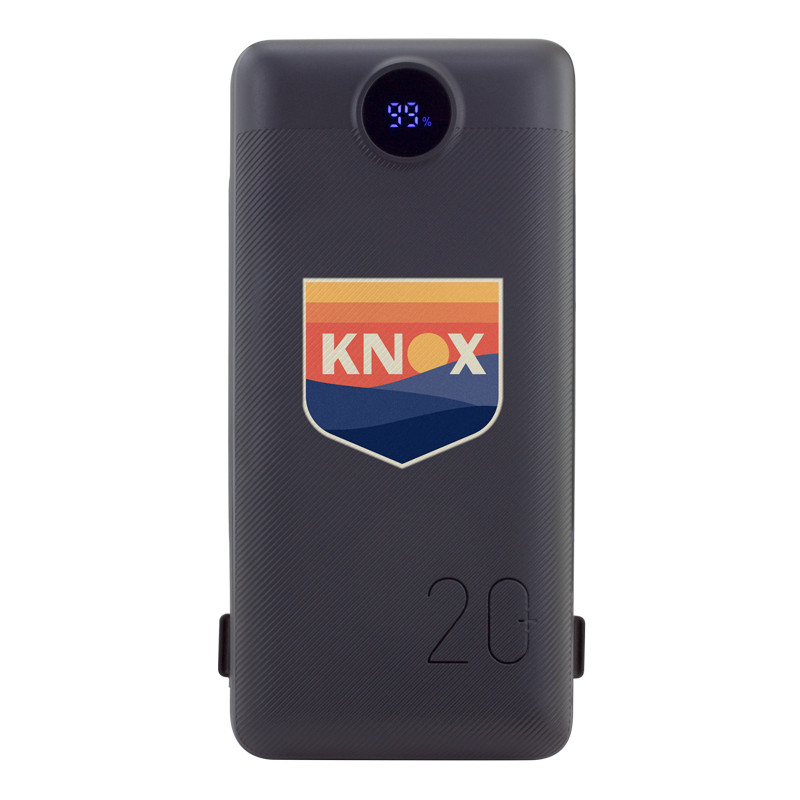 Charge All 20K Power Bank with Integrated Charging Cables and AC Plug 16