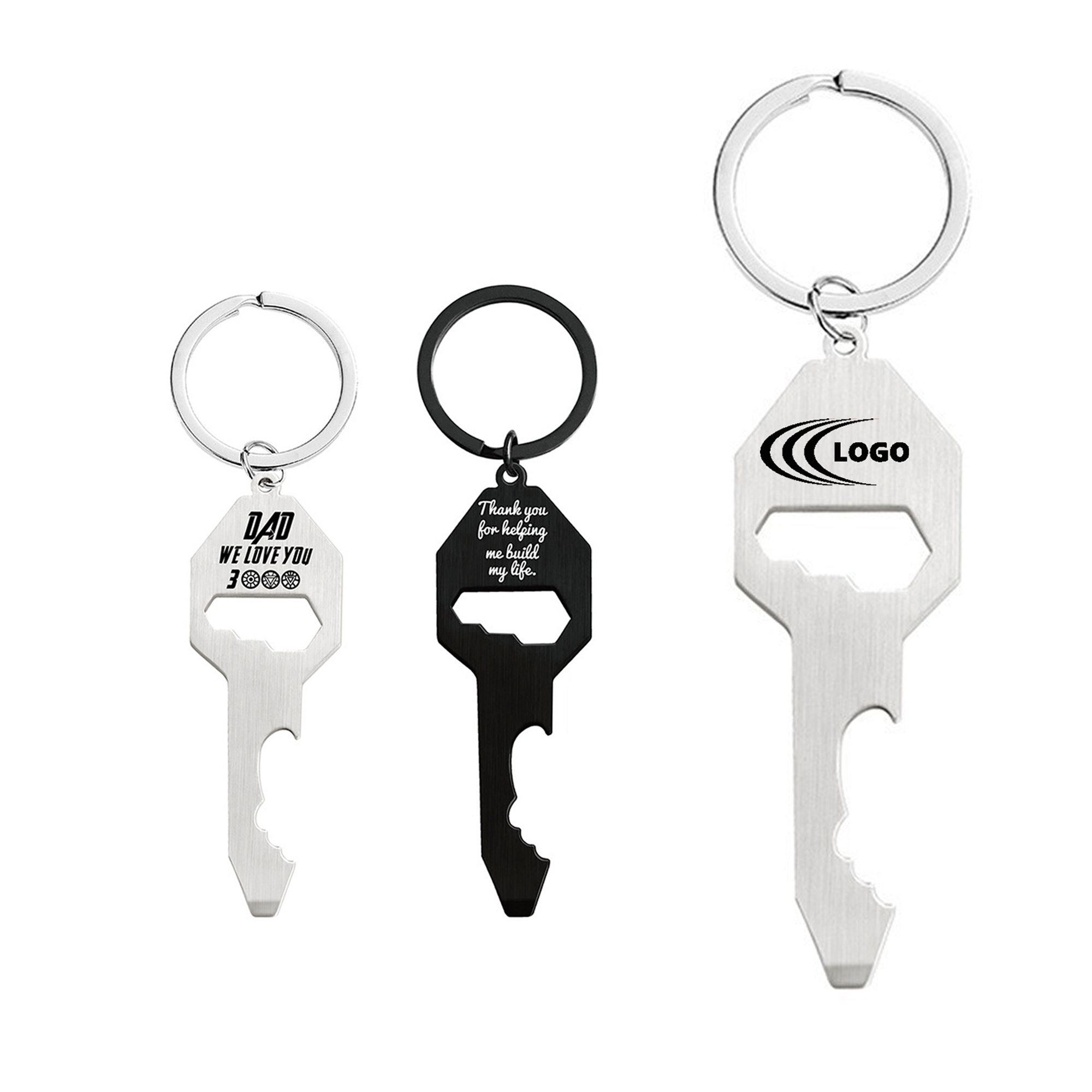 key-shaped Bottle Openers Keychain 1