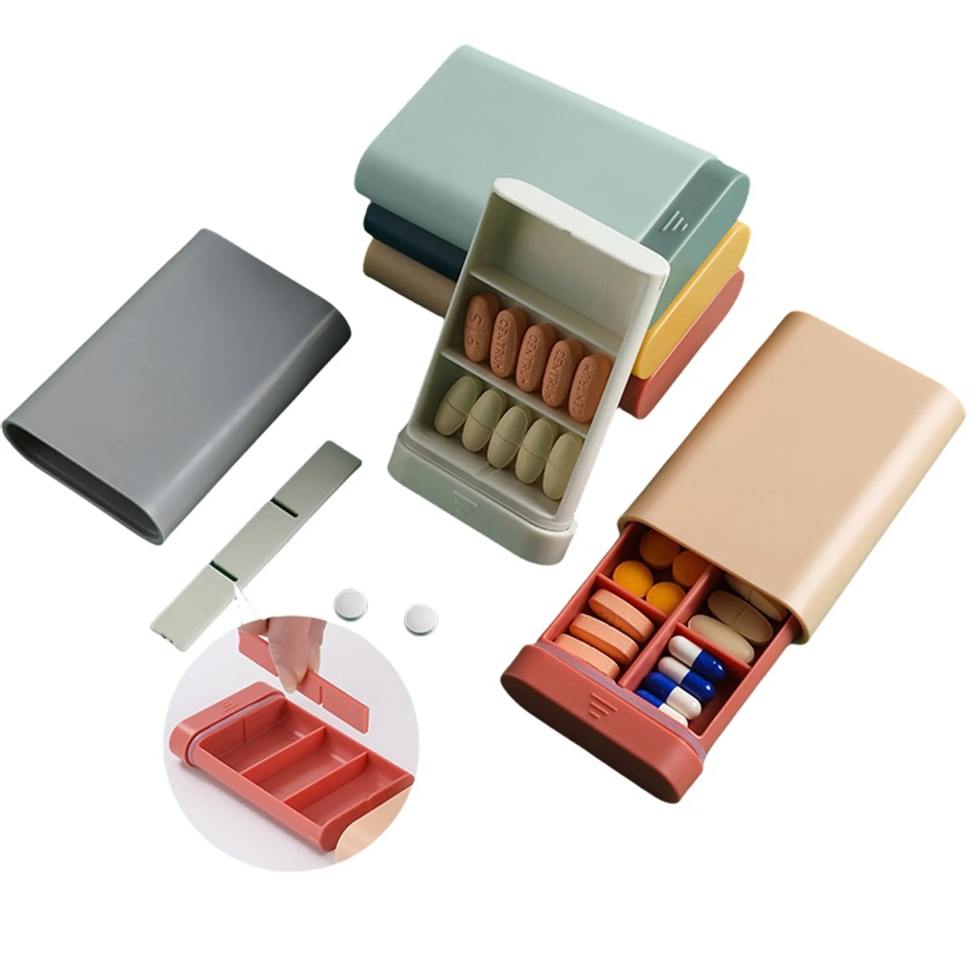 Portable Travel Pill Box Organizer 2