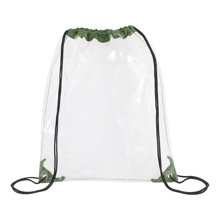 Clear Drawstring Cinch Backpack 25