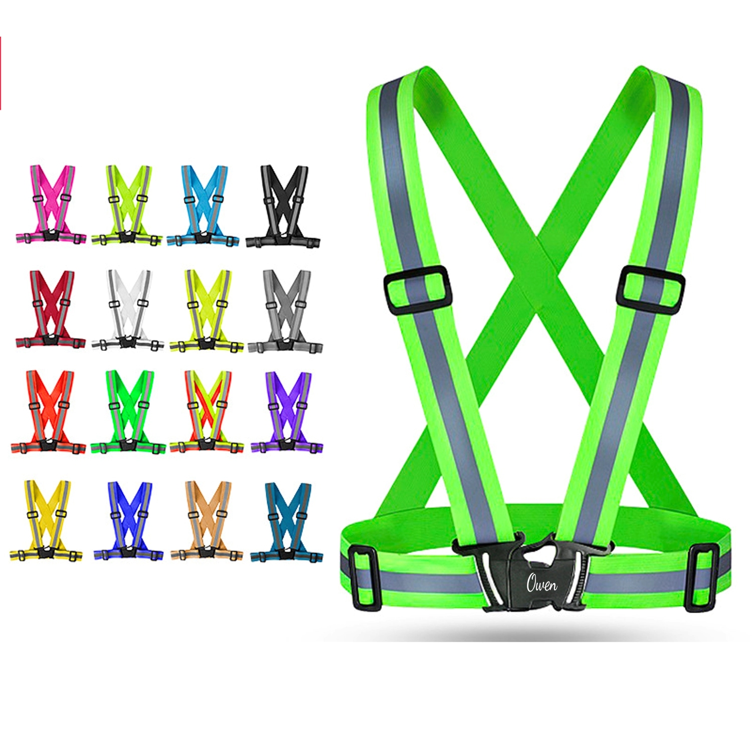 Reflective Safety Strap Vest 2