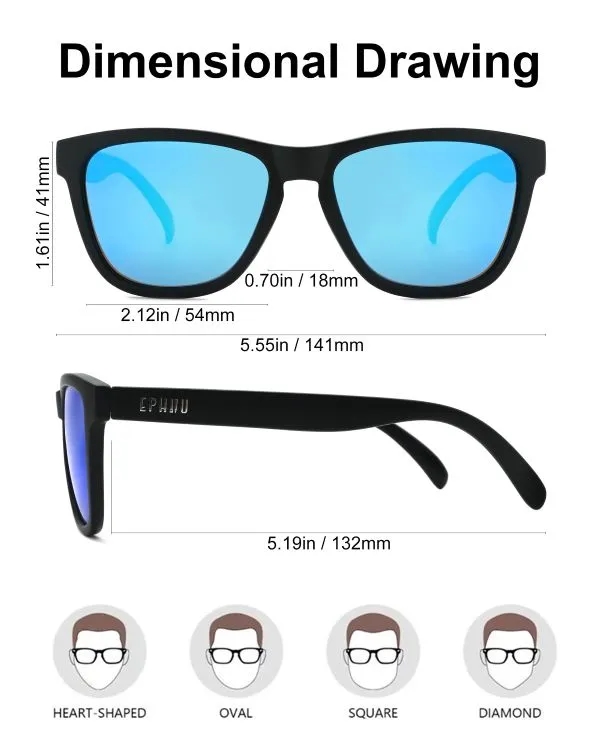 Custom Polarized Flash Lens Sunglasses 12